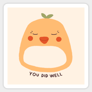 Comforting Mochi Chick Sticker